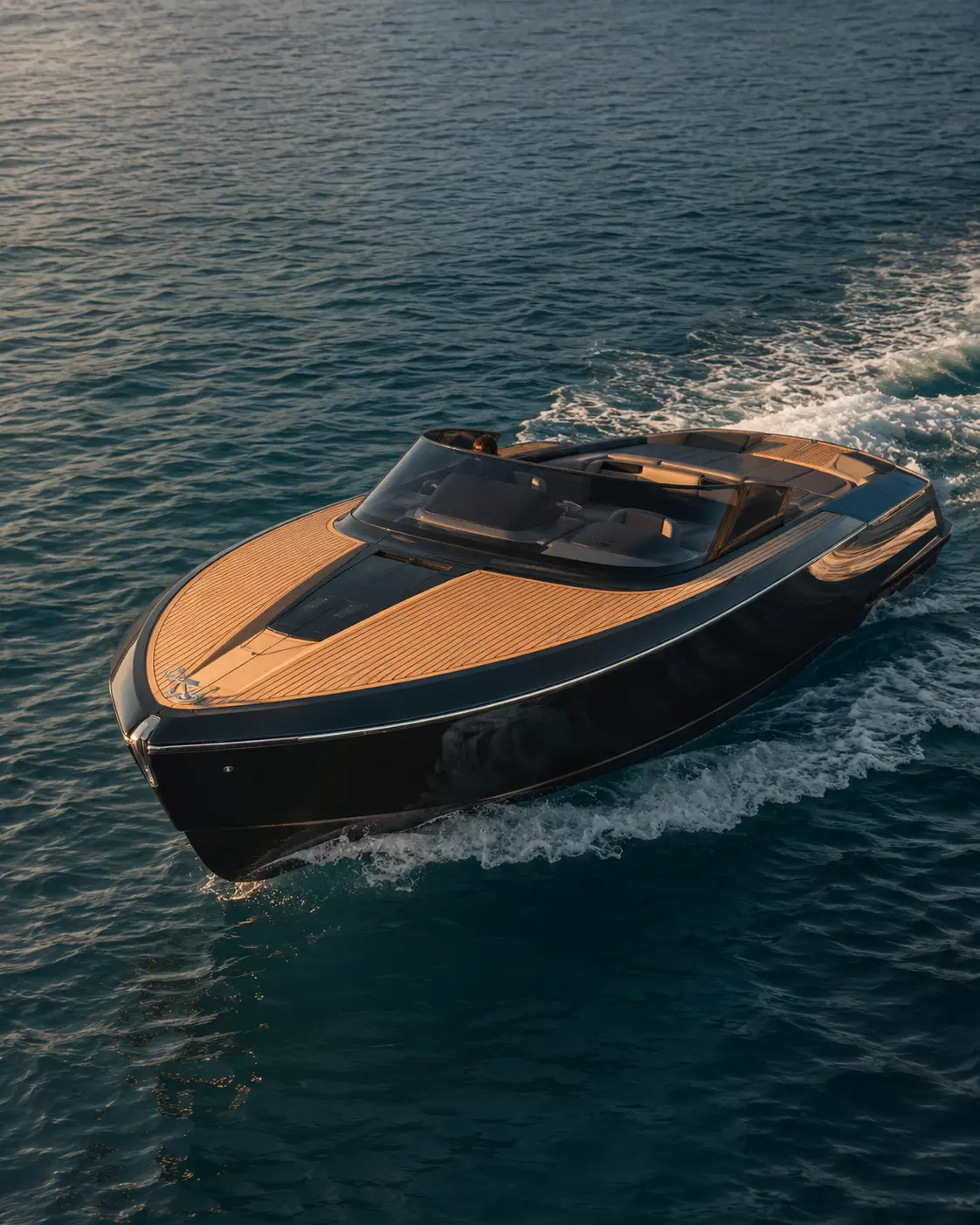 Motoryacht auf dem Wasser